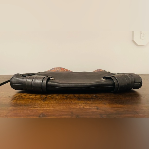 🖤 B. Makowsky black leather clutch - Picture 6 of 13